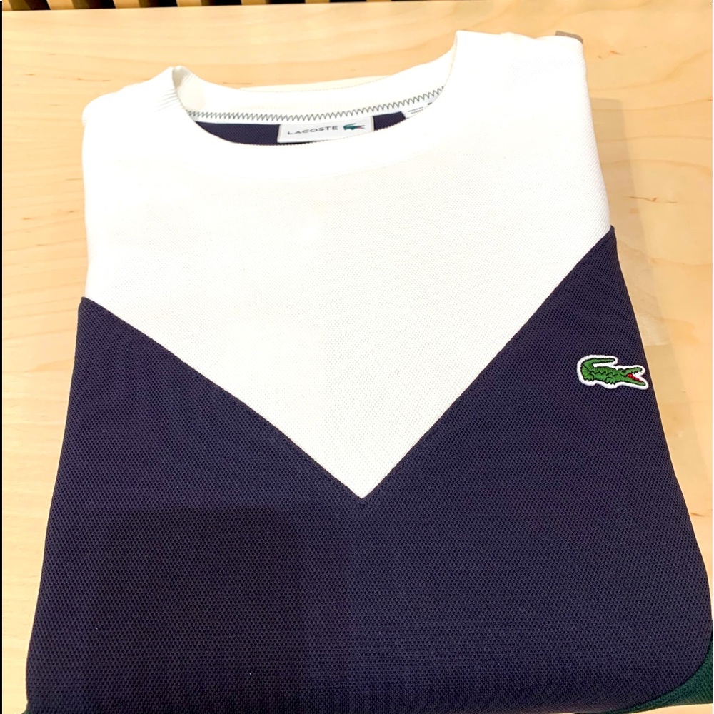 Long sleeve crew neck fleece sweatshirt